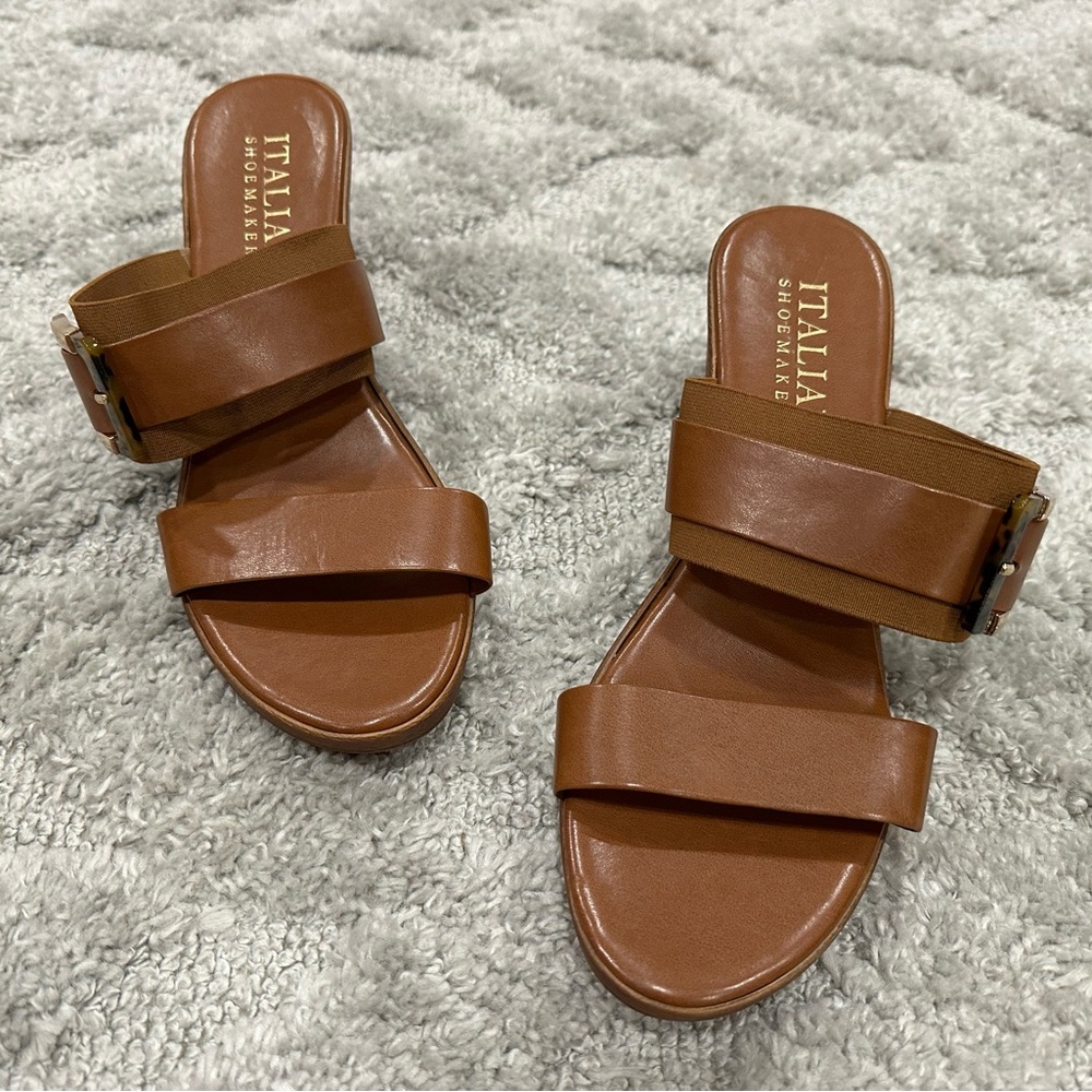 Italian Shoemakers Brown Sandals US 10